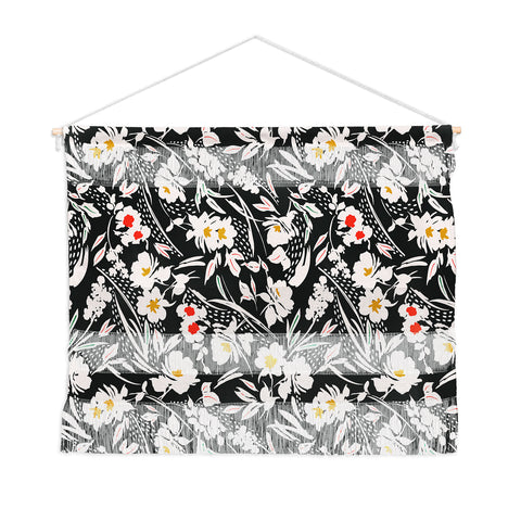 Marta Barragan Camarasa Garden floral brushstrokes Wall Hanging Landscape