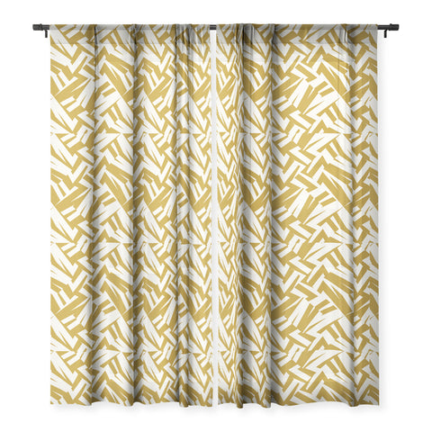 Marta Barragan Camarasa Geometric forms 06 Sheer Window Curtain