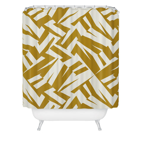 Marta Barragan Camarasa Geometric forms 06 Shower Curtain