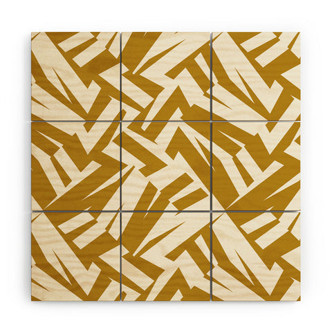 Marta Barragan Camarasa Geometric forms 06 Wood Wall Mural