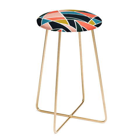 Marta Barragan Camarasa Geometric forms 07 Counter Stool
