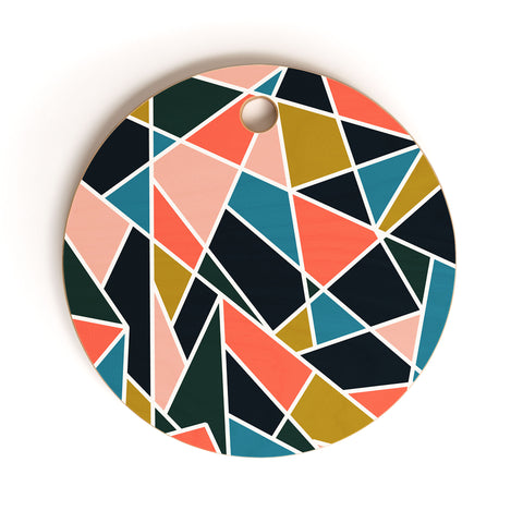 Marta Barragan Camarasa Geometric forms 07 Cutting Board Round
