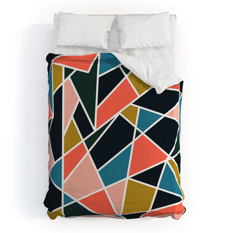 Marta Barragan Camarasa Geometric forms 07 Duvet Cover