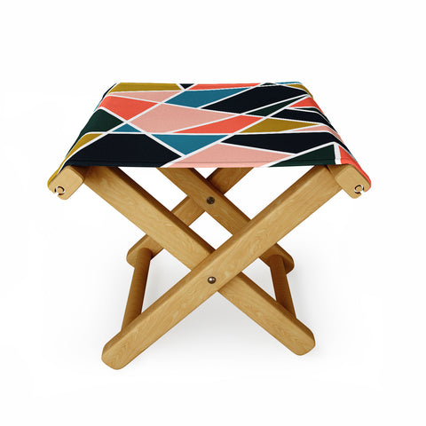 Marta Barragan Camarasa Geometric forms 07 Folding Stool