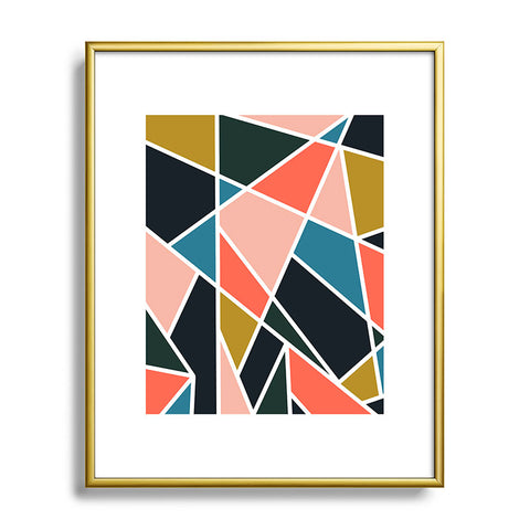 Marta Barragan Camarasa Geometric forms 07 Metal Framed Art Print