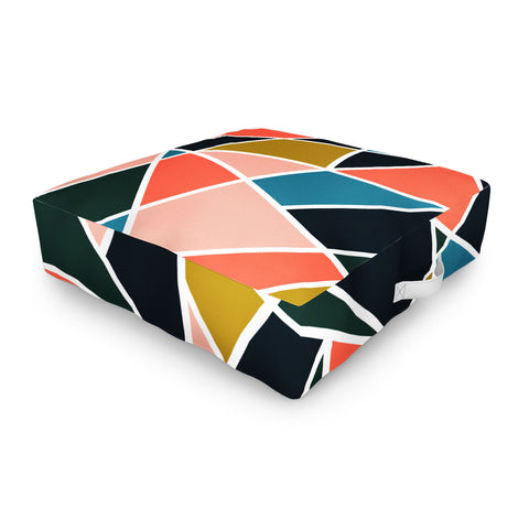 Marta Barragan Camarasa Geometric forms 07 Outdoor Floor Cushion
