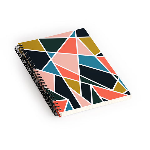 Marta Barragan Camarasa Geometric forms 07 Spiral Notebook