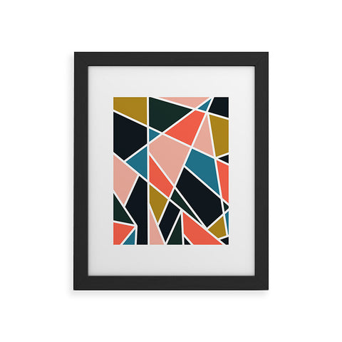 Marta Barragan Camarasa Geometric forms 07 Framed Art Print