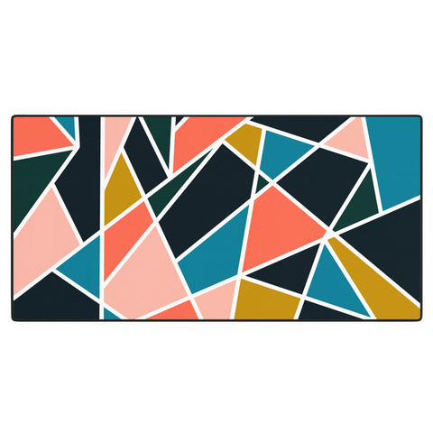 Marta Barragan Camarasa Geometric forms 07 Desk Mat