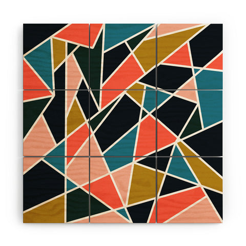 Marta Barragan Camarasa Geometric forms 07 Wood Wall Mural