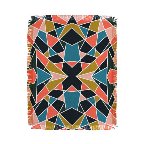 Marta Barragan Camarasa Geometric forms 07 Throw Blanket