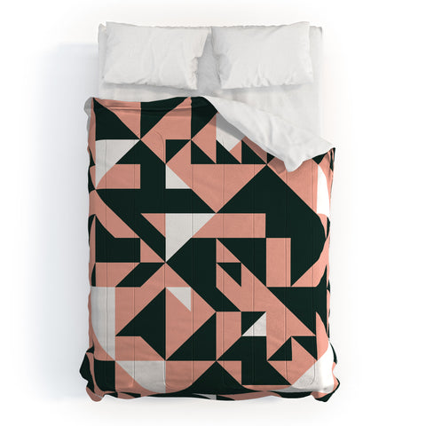 Marta Barragan Camarasa Geometric forms 08 Comforter