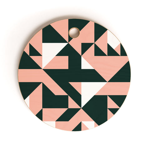 Marta Barragan Camarasa Geometric forms 08 Cutting Board Round