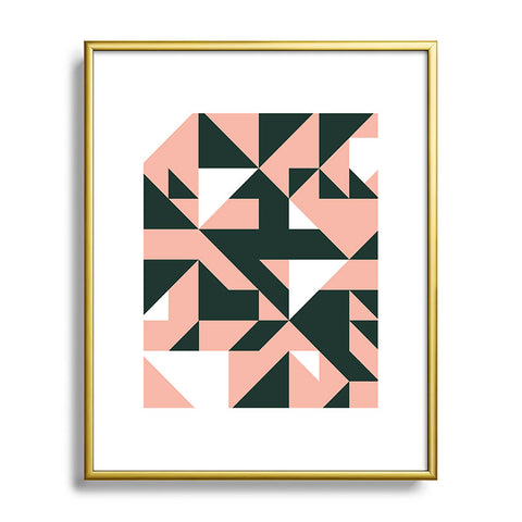 Marta Barragan Camarasa Geometric forms 08 Metal Framed Art Print