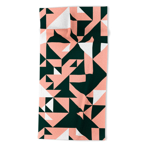Marta Barragan Camarasa Geometric forms 08 Beach Towel