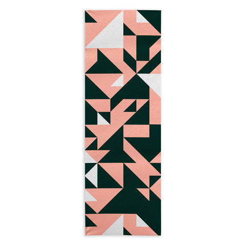Marta Barragan Camarasa Geometric forms 08 Yoga Towel