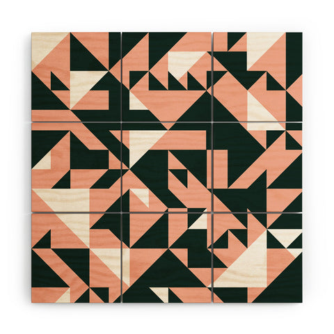 Marta Barragan Camarasa Geometric forms 08 Wood Wall Mural