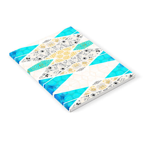 Marta Barragan Camarasa Geometric Mosaic abstract textures 2 Notebook