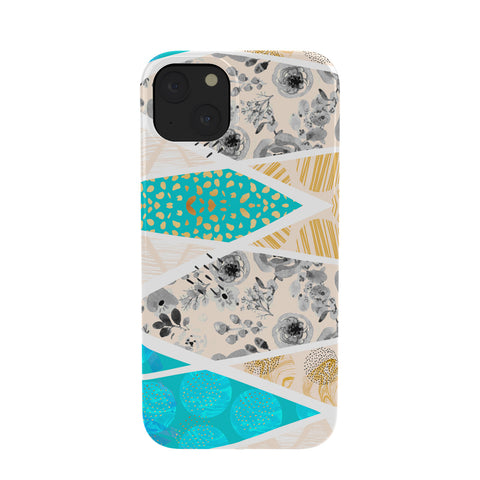 Marta Barragan Camarasa Geometric Mosaic abstract textures 2 Phone Case