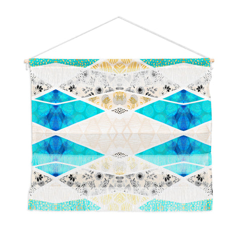 Marta Barragan Camarasa Geometric Mosaic abstract textures 2 Wall Hanging Landscape