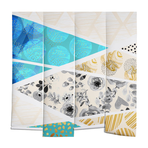 Marta Barragan Camarasa Geometric Mosaic abstract textures 2 Wall Mural