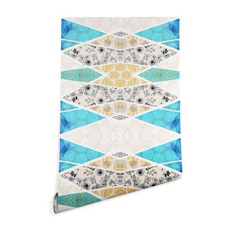 Marta Barragan Camarasa Geometric Mosaic abstract textures 2 Wallpaper