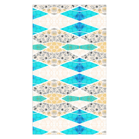 Marta Barragan Camarasa Geometric Mosaic abstract textures 2 Tablecloth