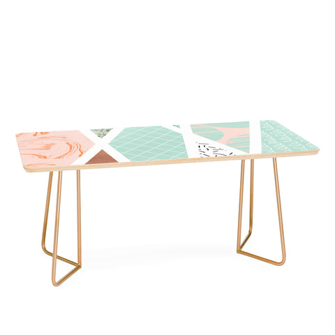 Marta Barragan Camarasa Geometric Mosaic abstract textures Coffee Table