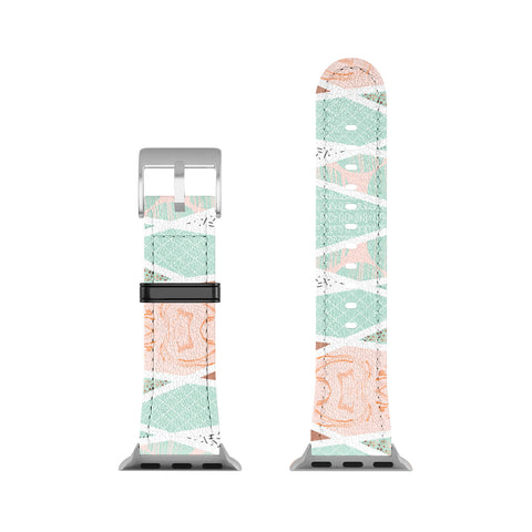 Marta Barragan Camarasa Geometric Mosaic abstract textures Apple Watch Band