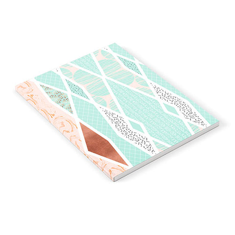 Marta Barragan Camarasa Geometric Mosaic abstract textures Notebook