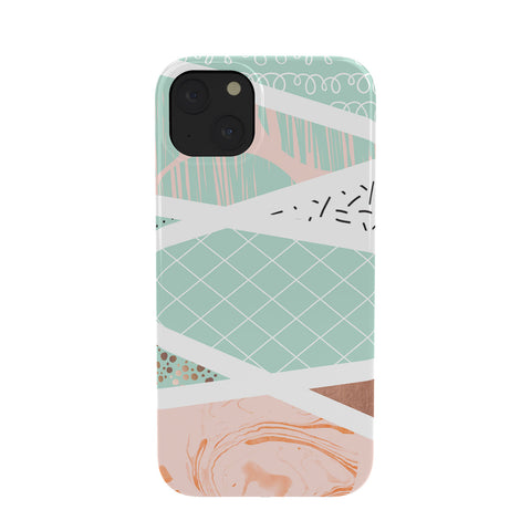 Marta Barragan Camarasa Geometric Mosaic abstract textures Phone Case