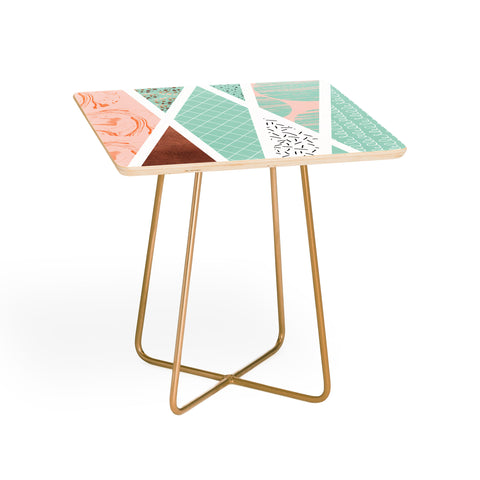 Marta Barragan Camarasa Geometric Mosaic abstract textures Side Table