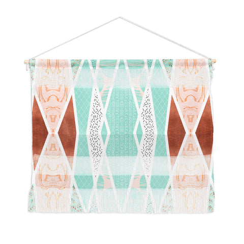 Marta Barragan Camarasa Geometric Mosaic abstract textures Wall Hanging Landscape