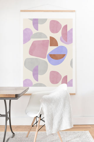 Marta Barragan Camarasa Geometric shapes 78G Art Print And Hanger