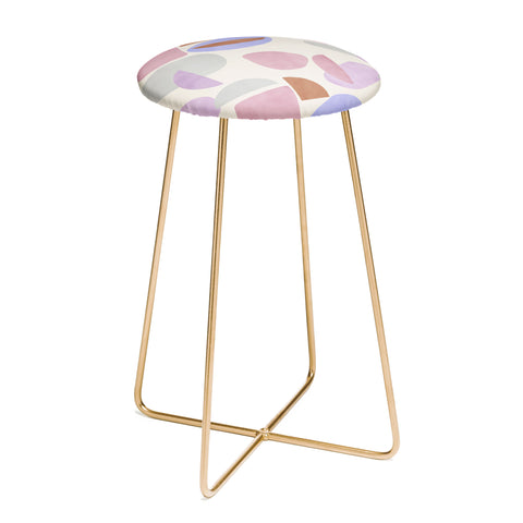Marta Barragan Camarasa Geometric shapes 78G Counter Stool