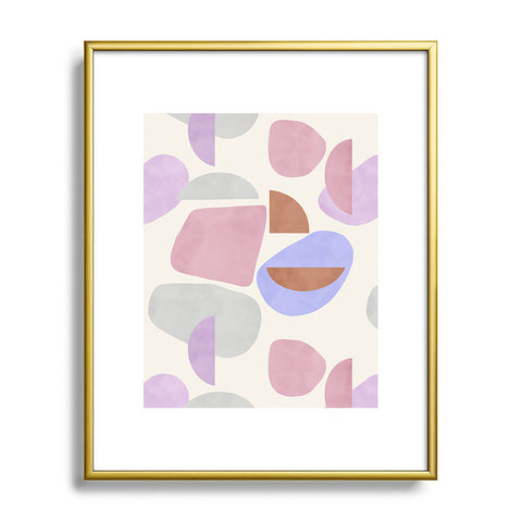 Marta Barragan Camarasa Geometric shapes 78G Metal Framed Art Print