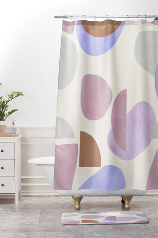 Marta Barragan Camarasa Geometric shapes 78G Shower Curtain And Mat