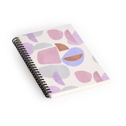 Marta Barragan Camarasa Geometric shapes 78G Spiral Notebook