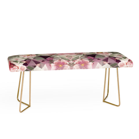 Marta Barragan Camarasa Geometric shapes and flowers Bench