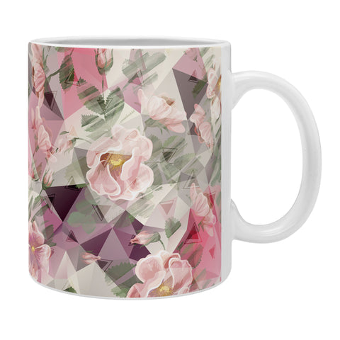 Marta Barragan Camarasa Geometric shapes and flowers Coffee Mug
