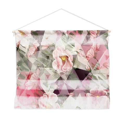 Marta Barragan Camarasa Geometric shapes and flowers Wall Hanging Landscape