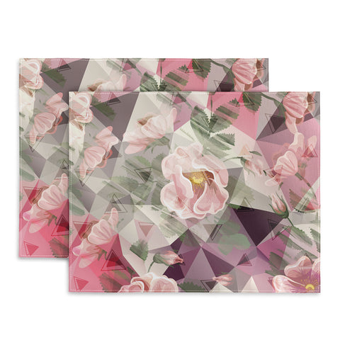 Marta Barragan Camarasa Geometric shapes and flowers Placemat