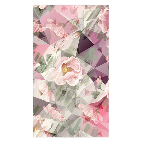 Marta Barragan Camarasa Geometric shapes and flowers Tablecloth