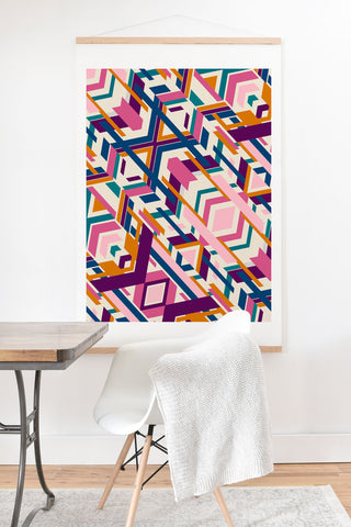 Marta Barragan Camarasa Geometric tribe Art Print And Hanger