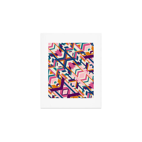 Marta Barragan Camarasa Geometric tribe Art Print