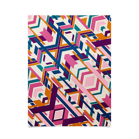 Marta Barragan Camarasa Geometric tribe Poster