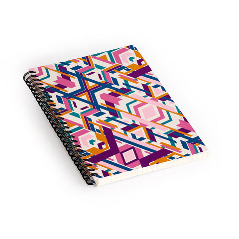 Marta Barragan Camarasa Geometric tribe Spiral Notebook