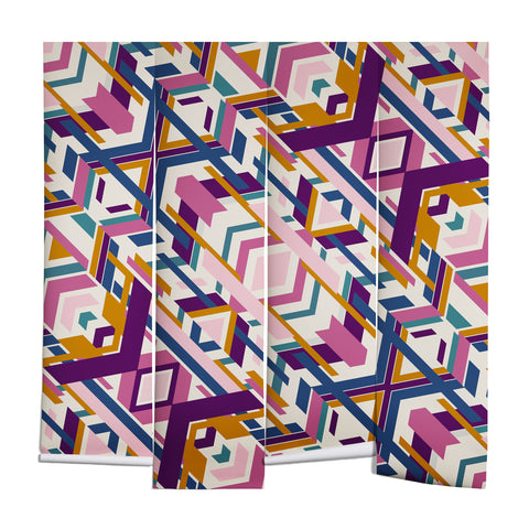 Marta Barragan Camarasa Geometric tribe Wall Mural