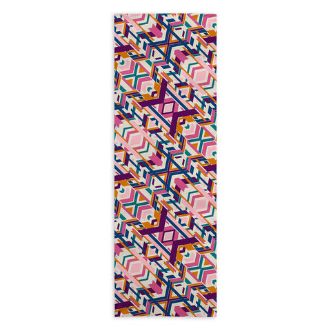 Marta Barragan Camarasa Geometric tribe Yoga Towel