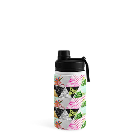 Marta Barragan Camarasa Geometric tropical Water Bottle